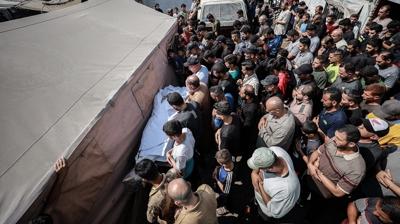 Katil srail'in saldrlarnda 13 Filistinli hayatn kaybetti