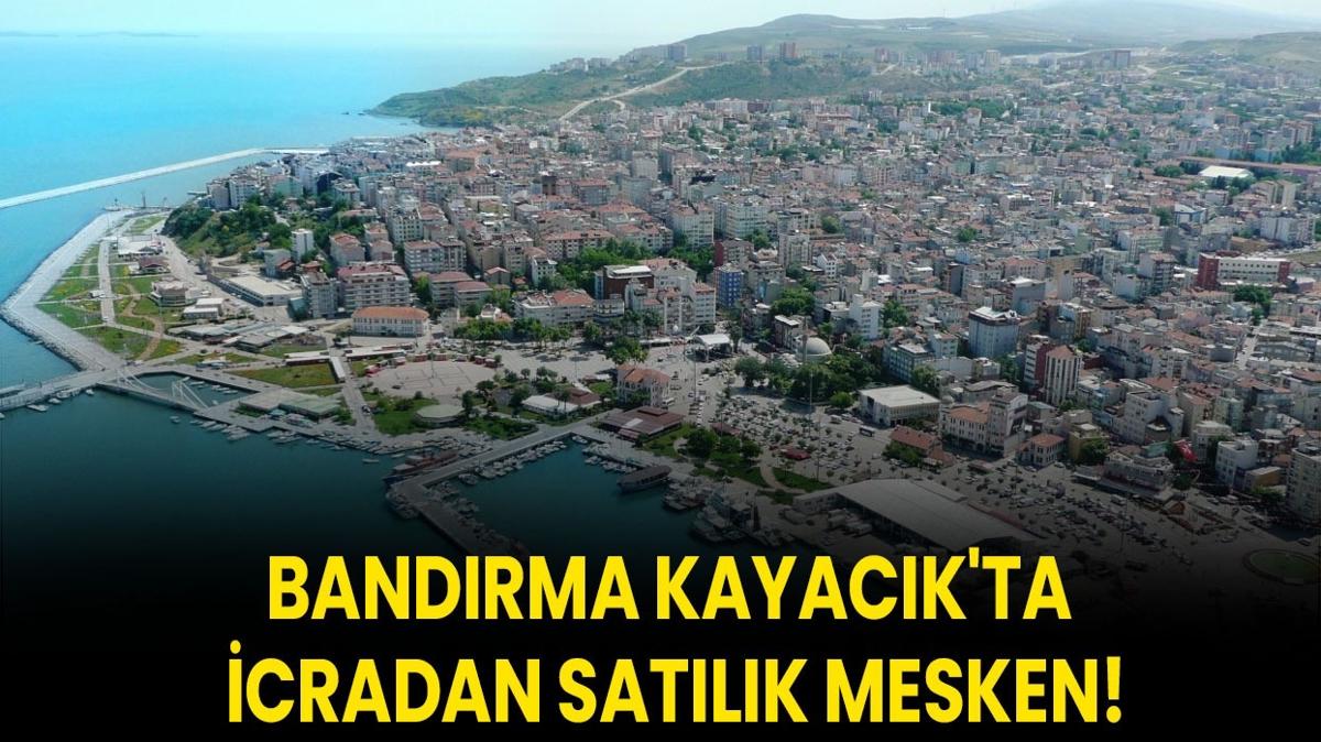 Bandrma Kayack'ta arsa icradan satlk mesken!