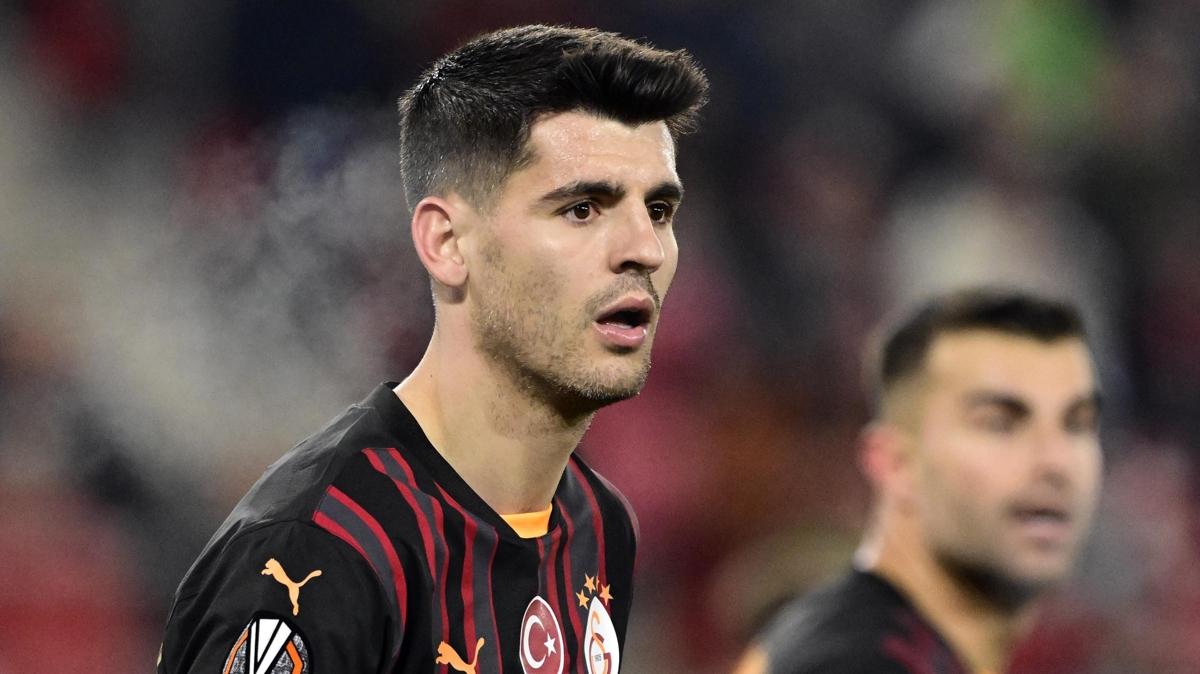 Galatasaray'da kriz! Alvaro Morata resti ekti