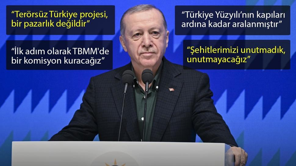 Bakan Erdoan'dan tarihi szler... Bakan Erdoan: Trk, Krt ve Arap dne gre daha gldr