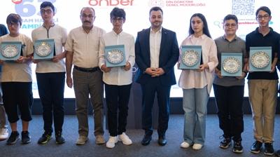 LGS snav birincisi imam hatipli renciler NDER'de bulutu