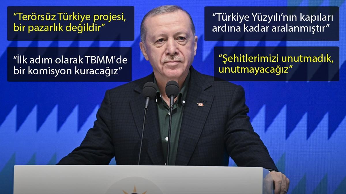 Bakan Erdoan'dan tarihi szler... Bakan Erdoan: Trk, Krt ve Arap dne gre daha gldr