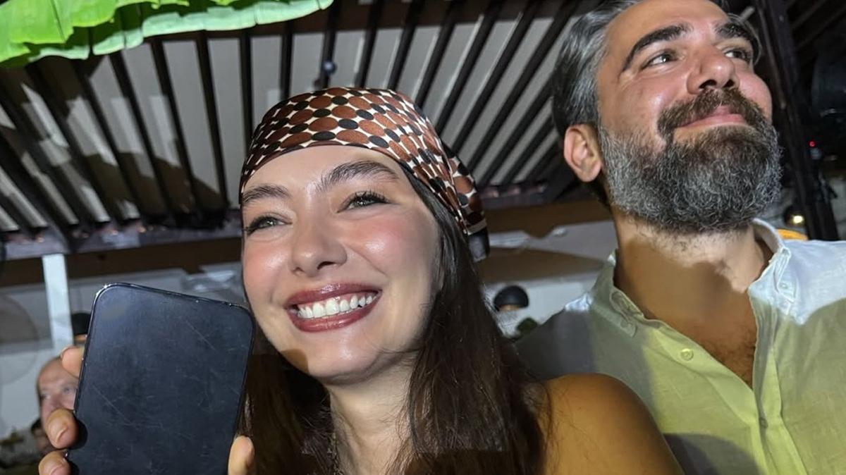 Eine ve oluna hayran! Neslihan Atagl paylamyla kalpleri stt