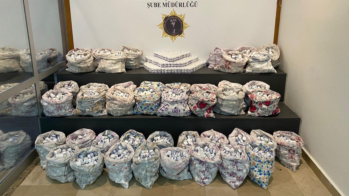 Samsun'da 265 bin adet uyuturucu hap ele geirildi