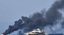 Bodrum aklarnda demirli motoryatta yangn kt
