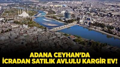 Adana Ceyhan'da icradan satlk avlulu kargir ev!