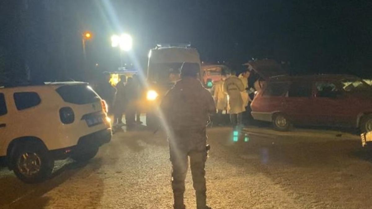 Dnde kan donduran anlar... Muhtar ve olu hayatn kaybetti