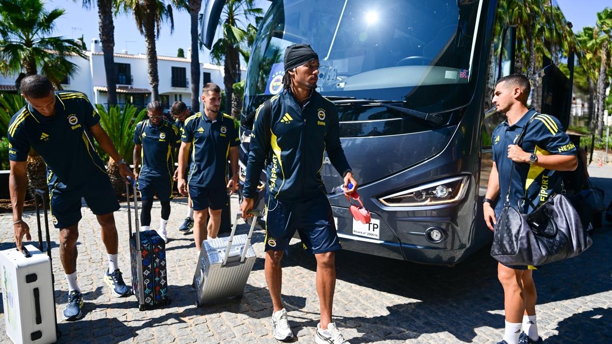 Fenerbahe kafilesi Portekiz'e ulat