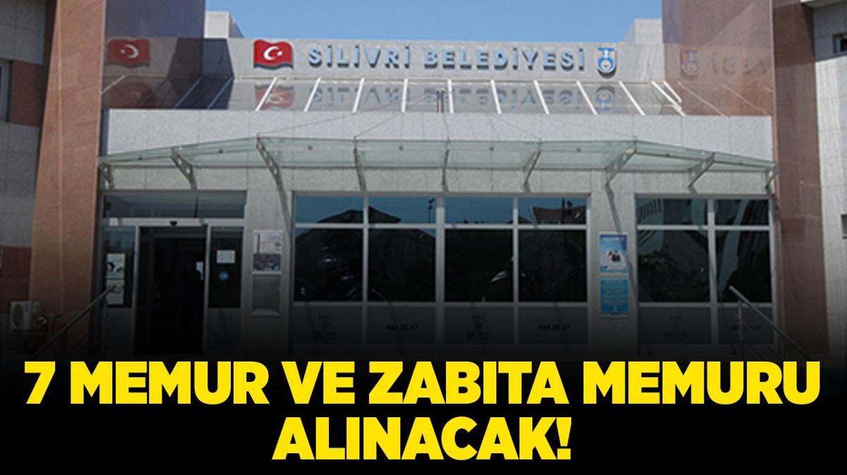 Silivri Belediyesi 7 memur ve zabta memuru alm yapacak!
