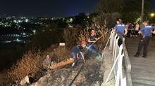 Antalya'da falezlerden kayalklara den ocuk yaraland