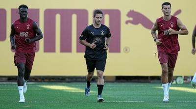 Galatasaray'da Morata ve Davinson kampa katld