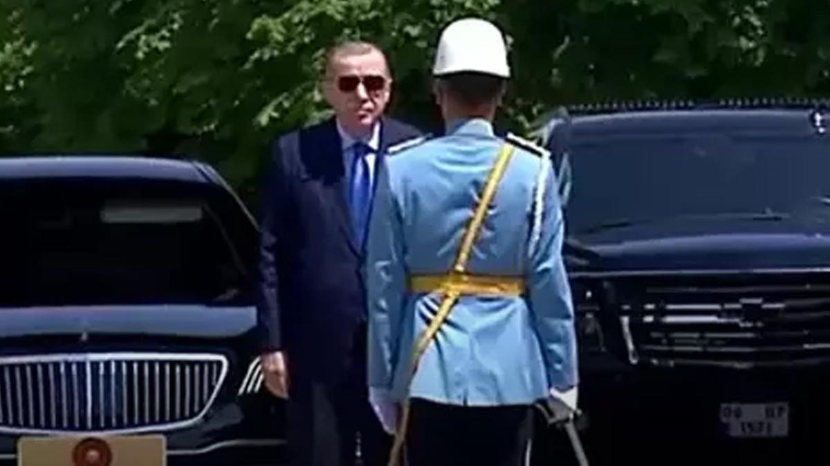 Bakan Erdoan, "15 Temmuz Demokrasi ve Milli Birlik Gn Anma Program" iin TBMM'ye geldi 