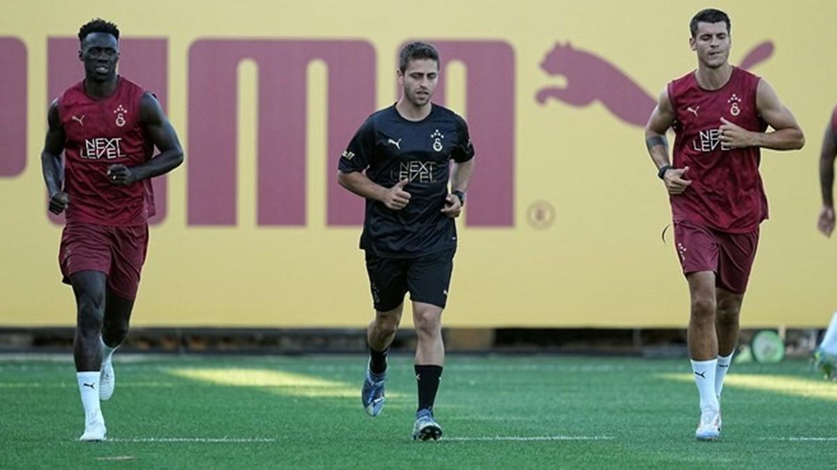Galatasaray'da Morata ve Davinson kampa katld