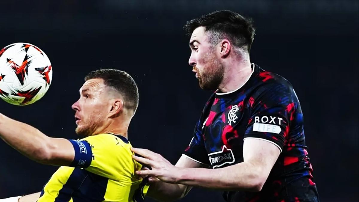John Souttar Glasgow Rangers Trabzonspor fotoraflar resimleri