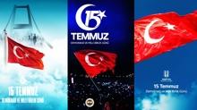 Spor kulplerinden 15 Temmuz mesaj! ''ehitlerimizi rahmetle anyoruz''