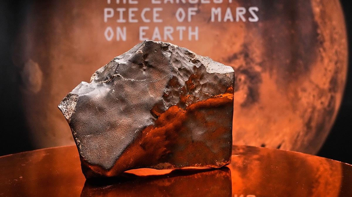 225 milyon kilometrelik yolculuk: Mars meteoru rekor fiyata alc buldu