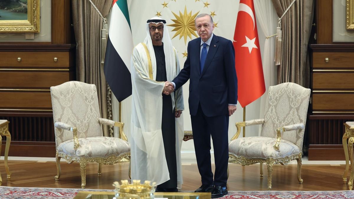 Bakan Erdoan'dan BAE ile i birlii mesaj: Ticaret hedefi 40 milyar dolar