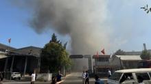 Esenyurt'ta fabrika yangn! Mdahale ediliyor