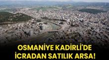 Osmaniye Kadirli'de icradan satlk arsa!