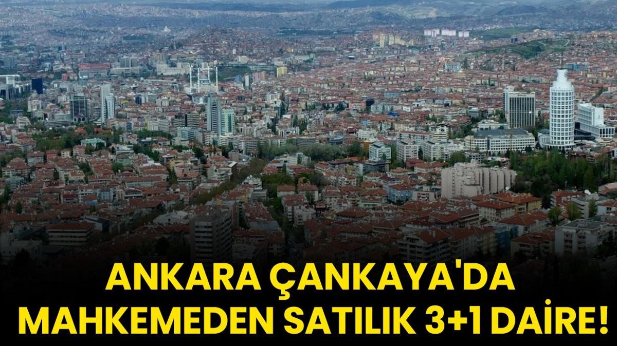Ankara ankaya'da mahkemeden satlk 3+1 daire!