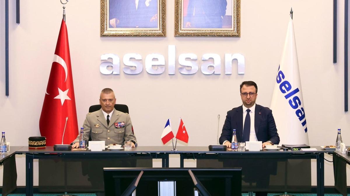 Savunma Sanayiinde Trkiye etkisi byyor... Fransz ordusundan ASELSAN'a ziyaret