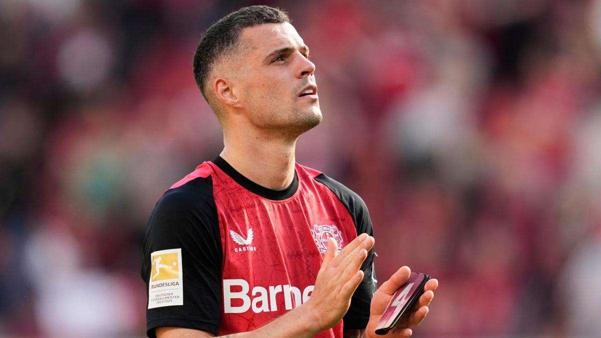 Bayer Leverkusen'den Granit Xhaka iin aklama