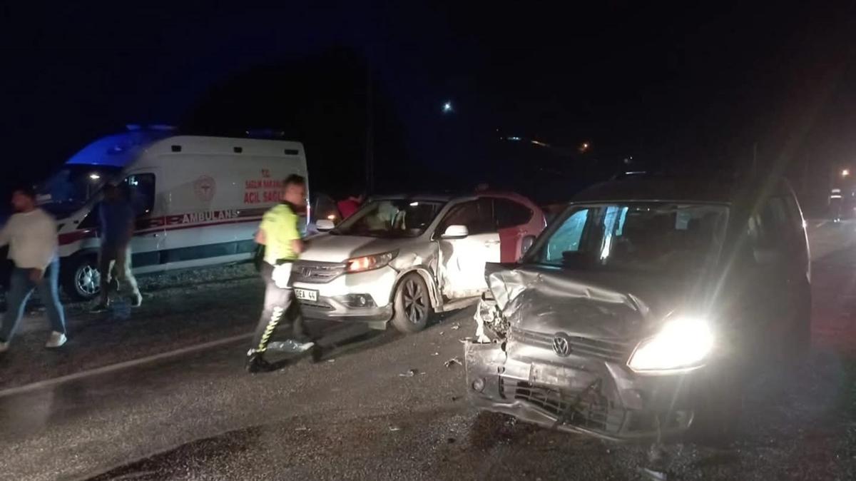 Malatya Doanehir'de ifte kaza: ok sayda yaral var