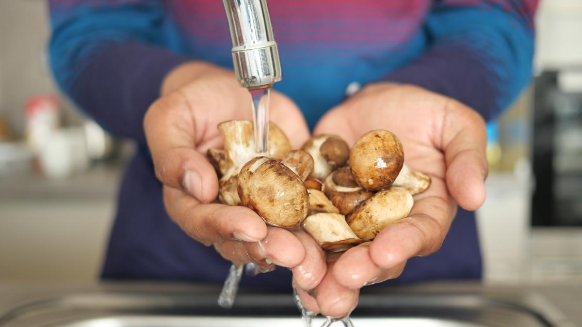 Mantar suda ykamak yerine bunu yapn! Tertemiz oluyor