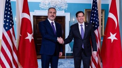 Bakan Fidan, ABD'li mevkida Rubio ile grt: Gndemde Suriye vard
