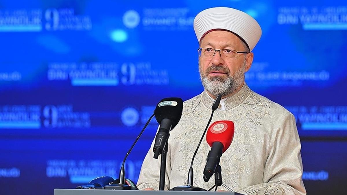 Diyanet leri Bakan Erba: Aile toplumun bel kemiidir