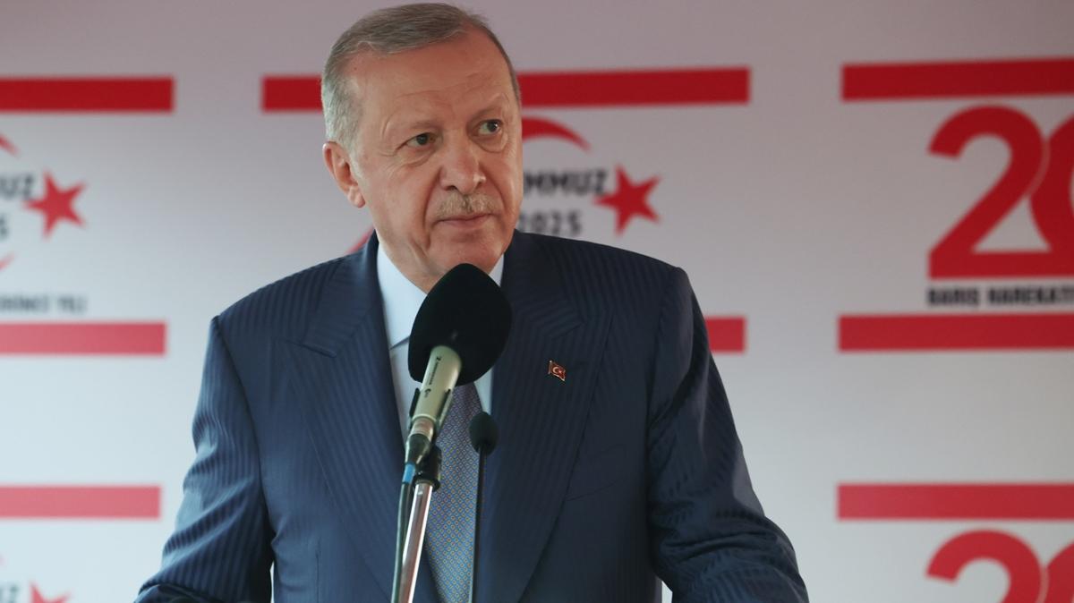 Bakan Erdoan'dan dnyaya ar: Uluslararas toplum KKTC'yi tanmal