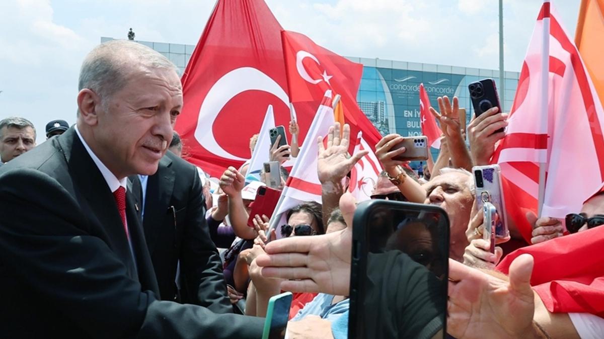 Bakan Erdoan'dan KKTC'ye tarihi gnnde ziyaret: ok sayda projenin al kurdelesini kesecek