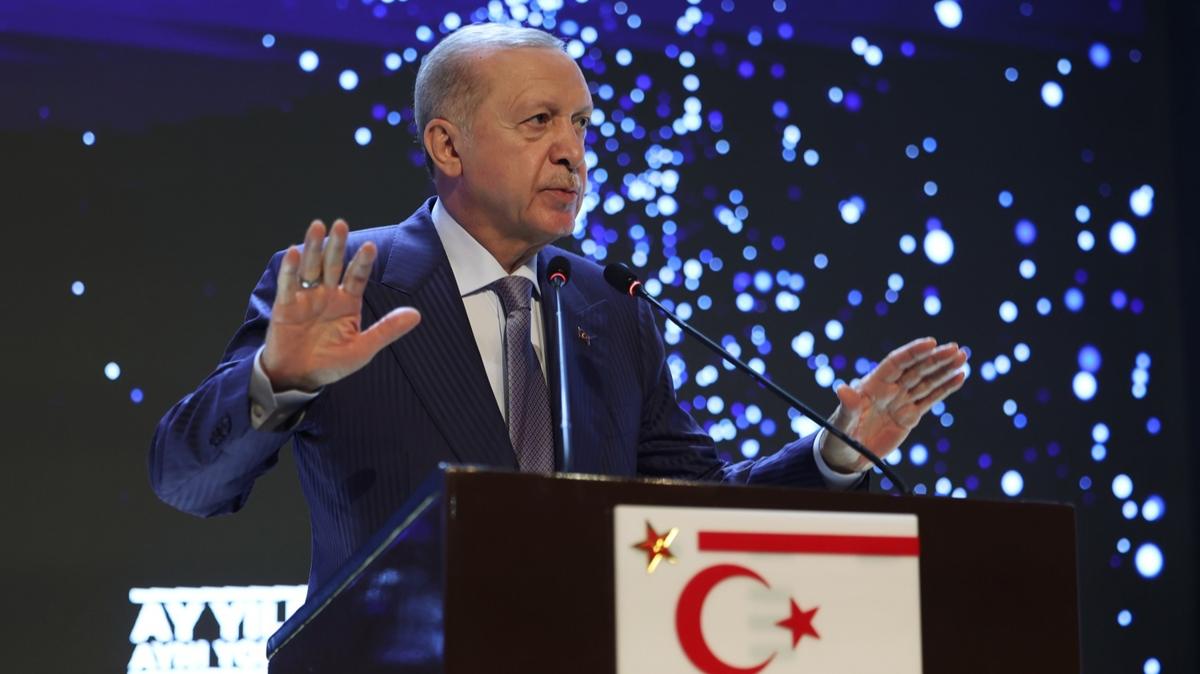 Bakan Erdoan'dan net mesaj: Kbrs Trkne adaletsizlik bitmeli