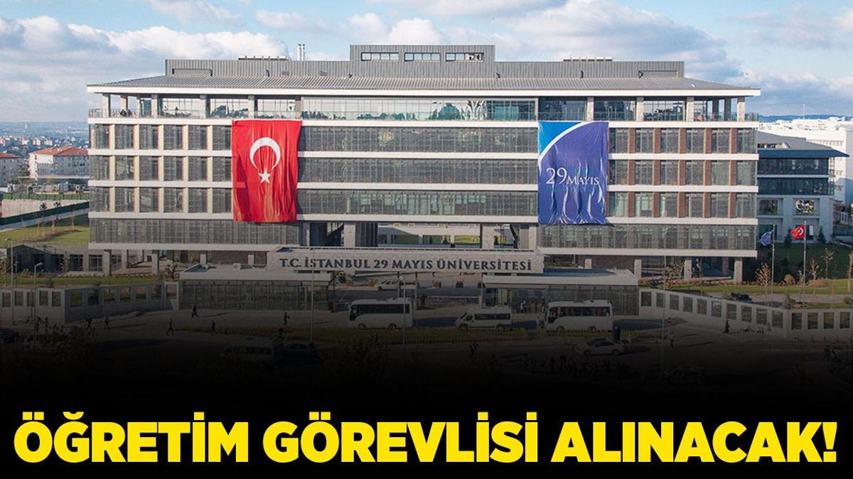 stanbul 29 Mays niversitesi 5 retim Grevlisi alacak!