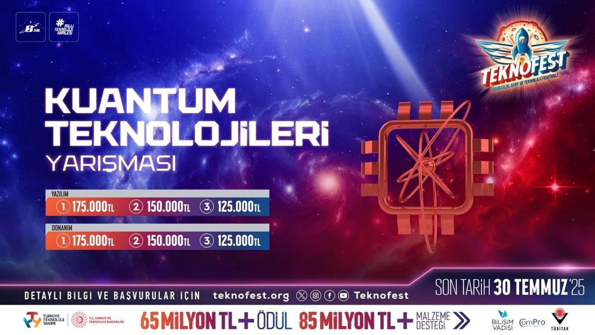 TEKNOFEST Kuantum Teknolojileri Yarmas'na bavurular sryor