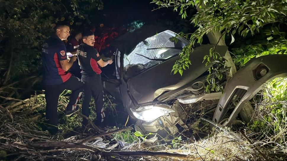 Tokat'ta otomobil tarlaya devrildi: ok sayda kii yaraland