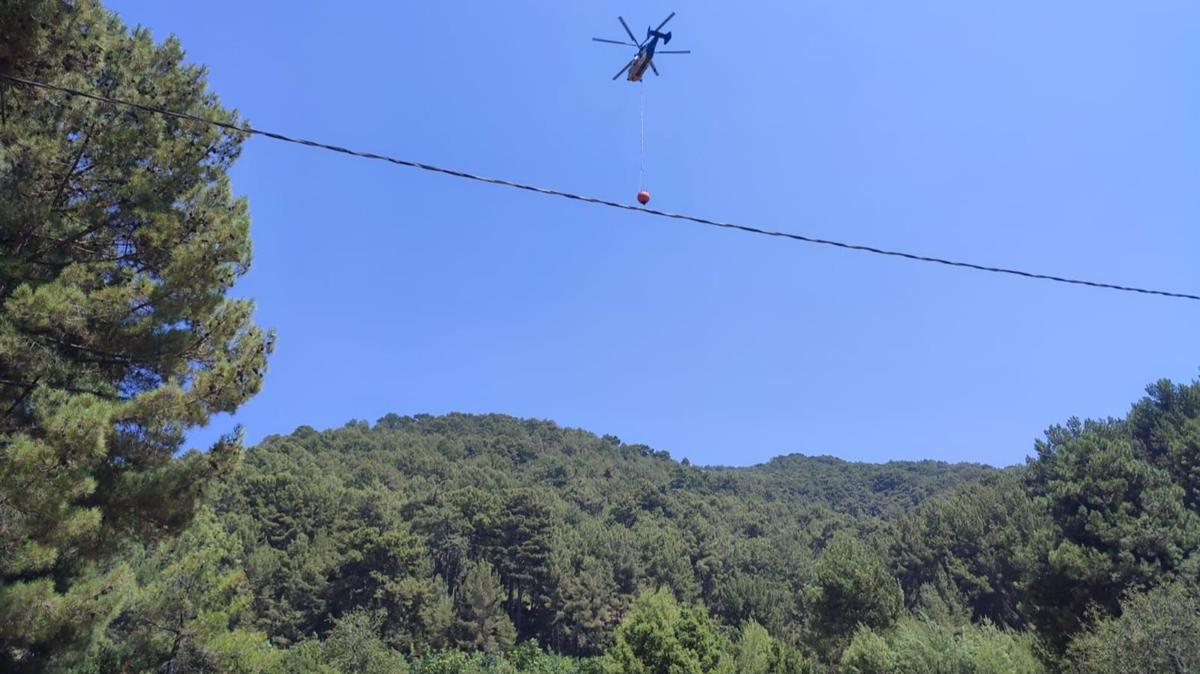 Antalya'da kan yangn kontrol altnda