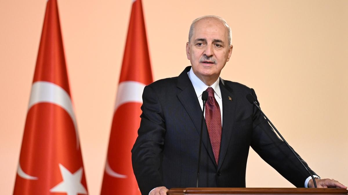 TBMM Bakan Kurtulmu'tan Erzurum Kongresi mesaj: Ayn inanla alyoruz