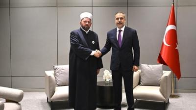 Bakan Fidan, Karada slam Birlii Bakan Feyzi'i kabul etti