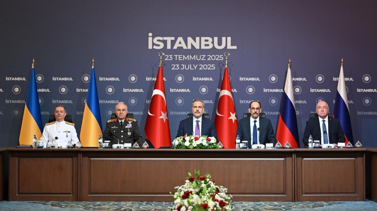 stanbul'da bar masas 3. kez kuruldu... Bakan Fidan: Hedefimiz atekes