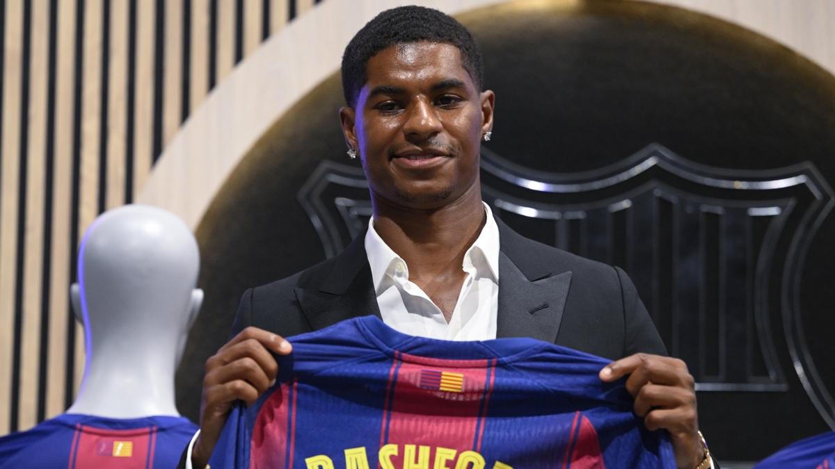 marcus rashford barcelona transfer fotoraflar resimleri