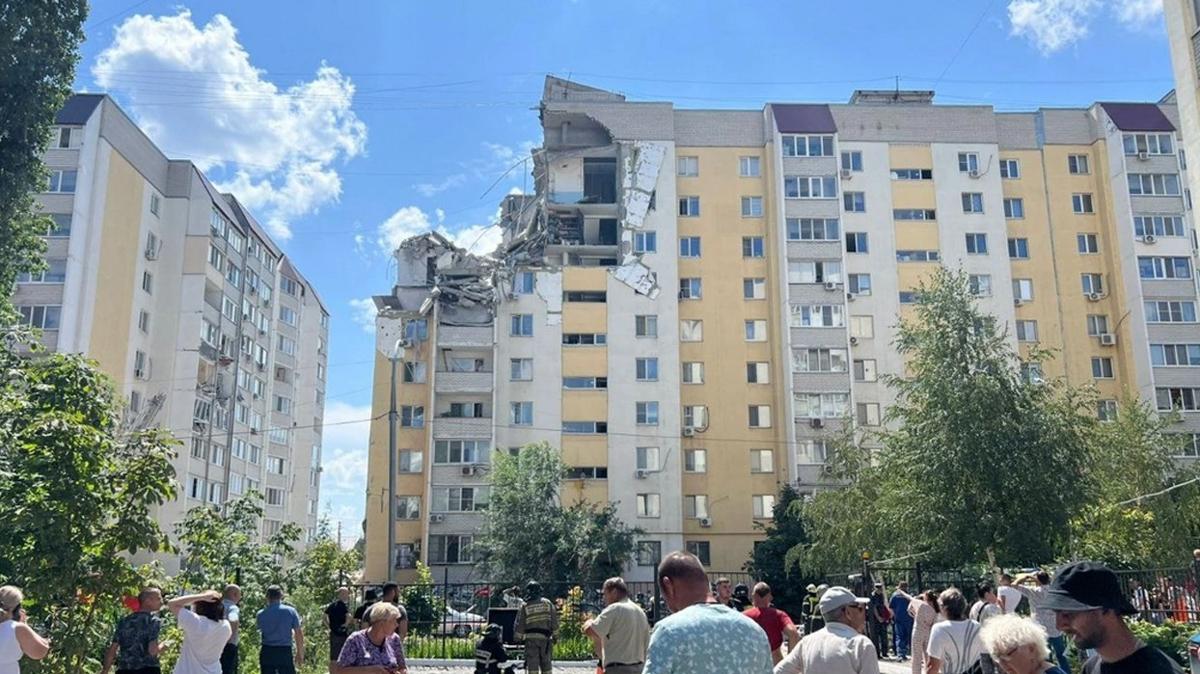 Saratov patlama  doal gaz  Rusya fotoraflar resimleri