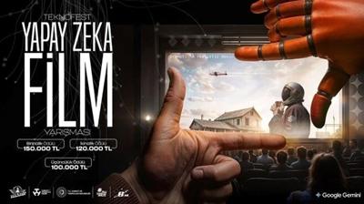 Google ve T3 Vakfndan Teknofest temasnn ksa filmle bulutuu yapay zeka film yarmas