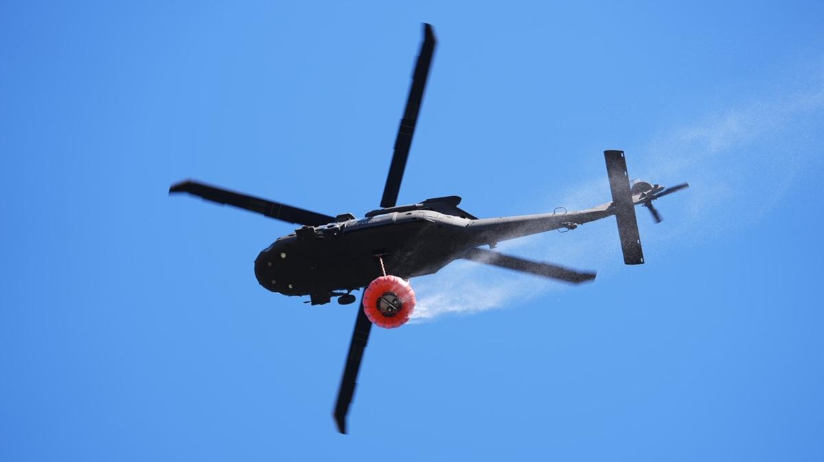 yangn helikopter uak fotoraflar resimleri
