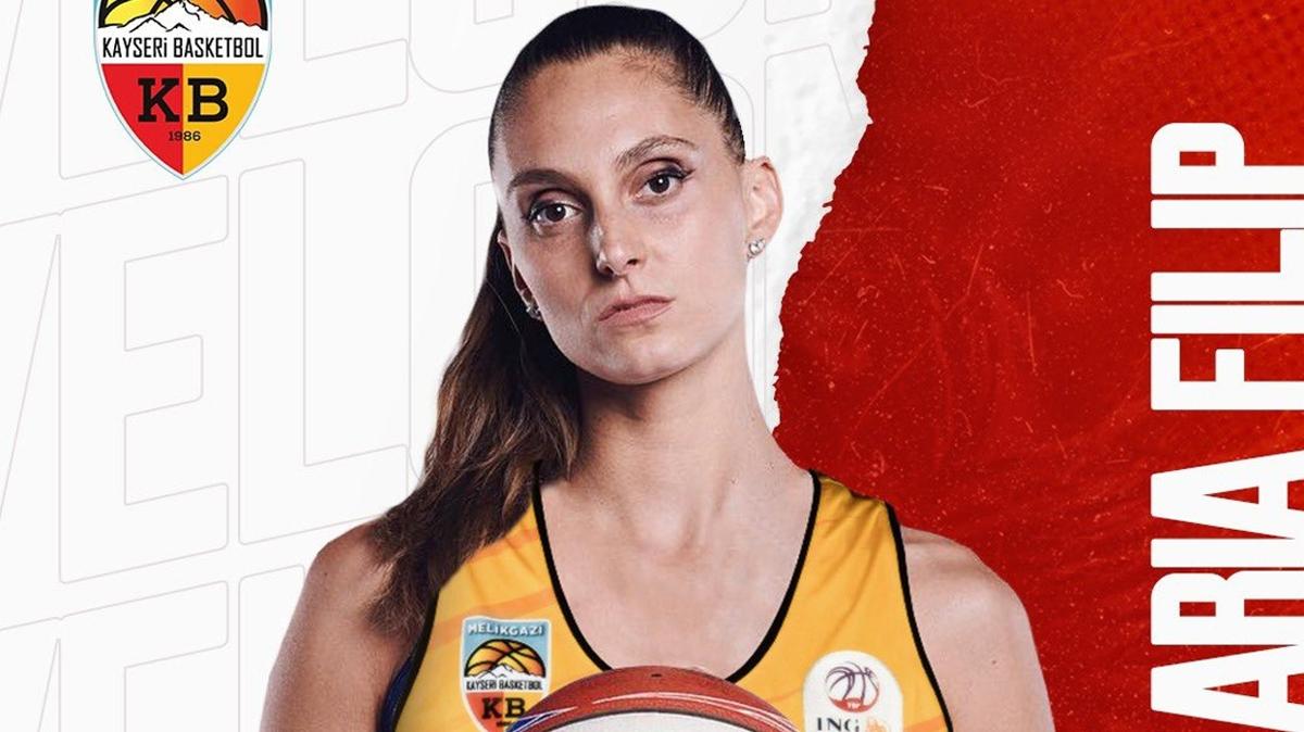 Melikgazi Kayseri Basketbol Ana Maria Filip transfer fotoraflar resimleri