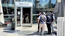 BELTUR A'de iten karlan alanlardan oturma eylemi