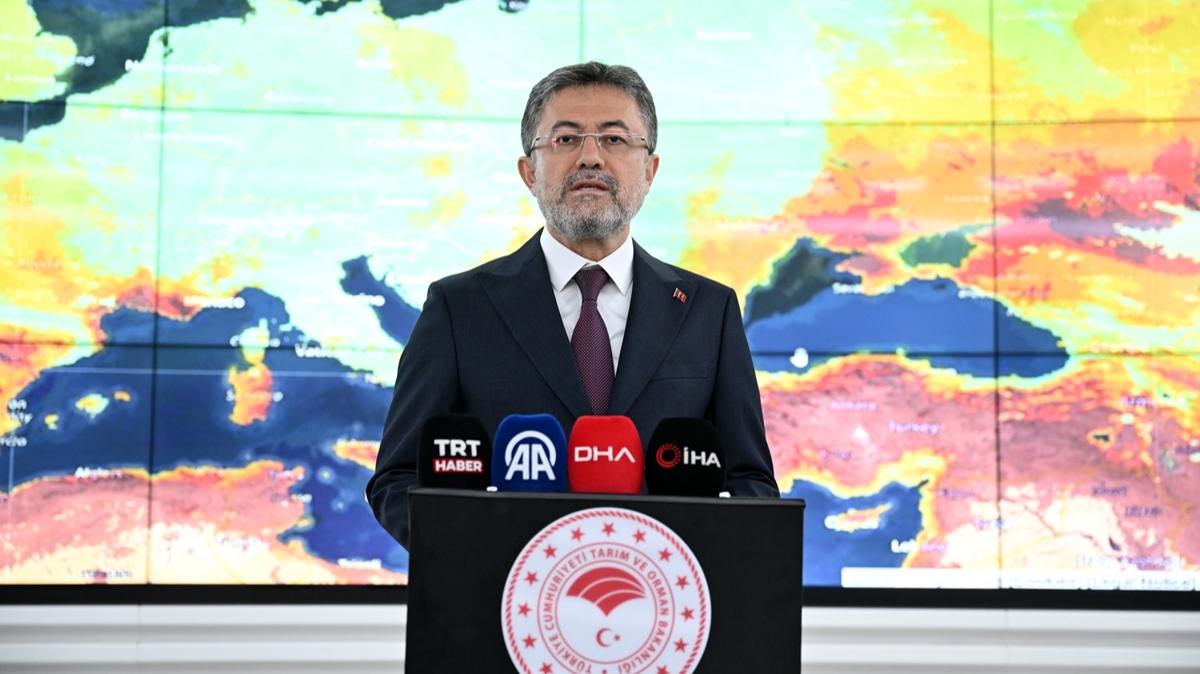 orman yangnlar kontrol altnda Tarm ve Orman Bakan fotoraflar resimleri