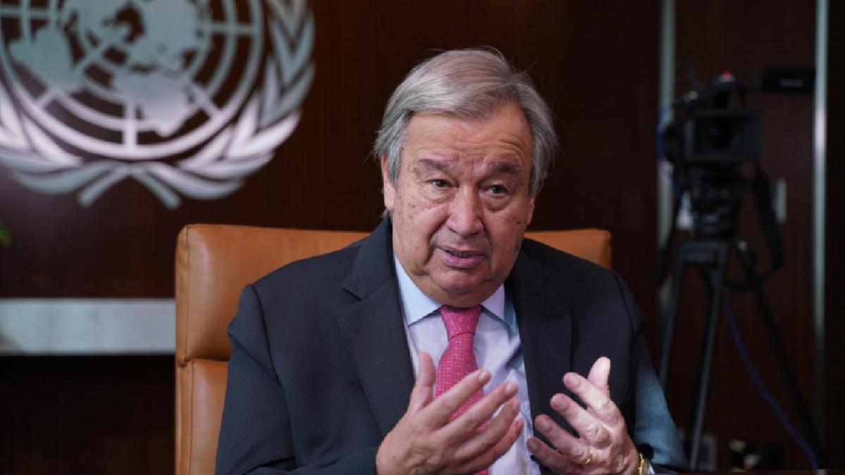 gazze israil guterres fotoraflar resimleri