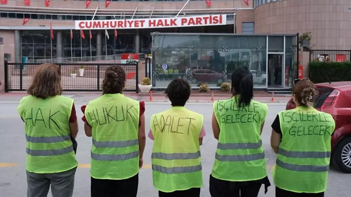 CHP Belediye Protesto fotoraflar resimleri