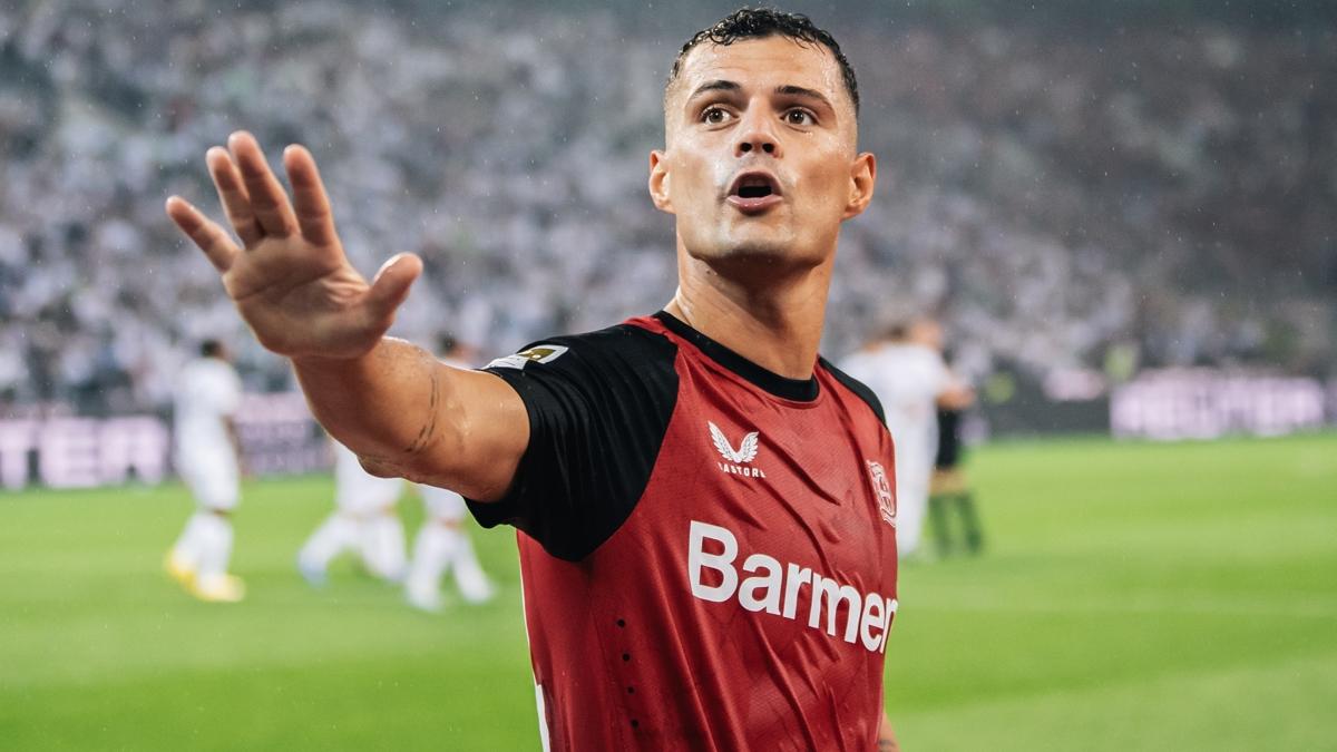 bayer leverkusen granit xhaka sunderland transfer fotoraflar resimleri